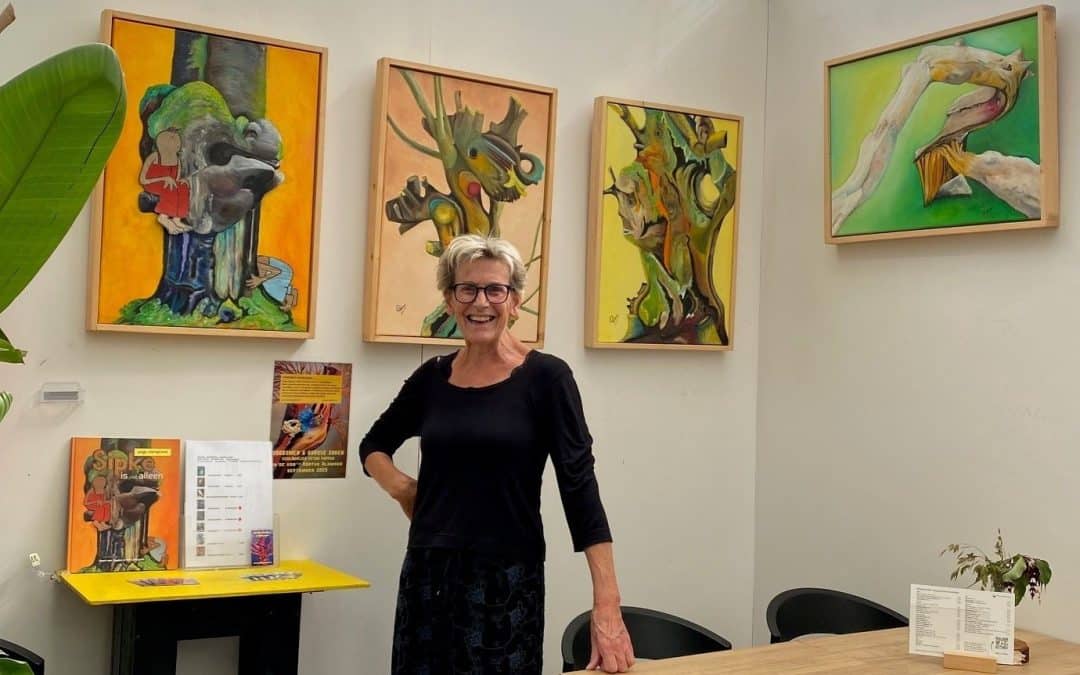 Petra Poppen op bezoek tijdens Burendag