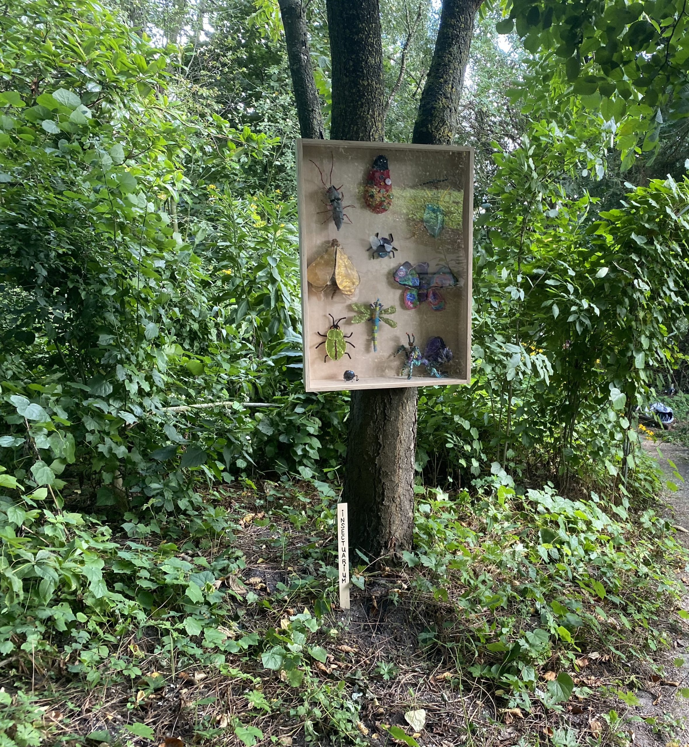 Kunst van Kunstschool Artiance in Hortus Alkmaar.