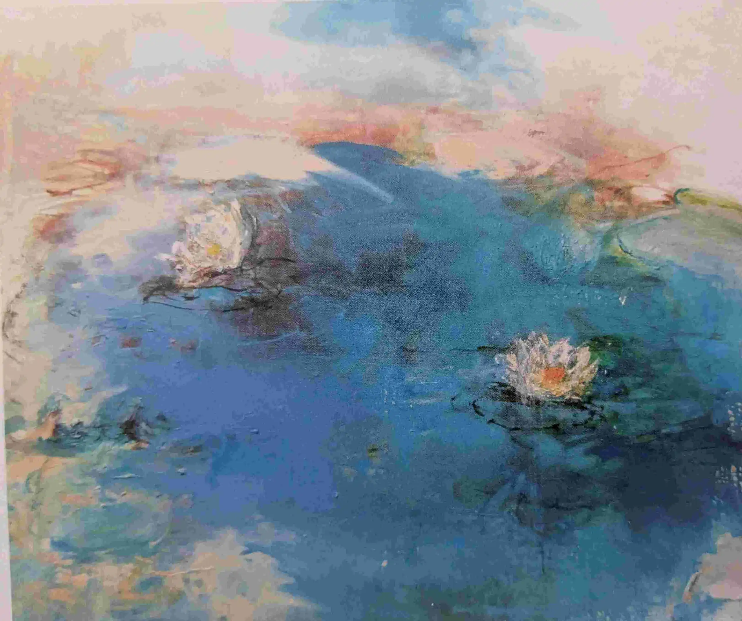 Twee waterlelies Dorrit Klomp LR Dorrit Klomp exposeert in Hortus Alkmaar.