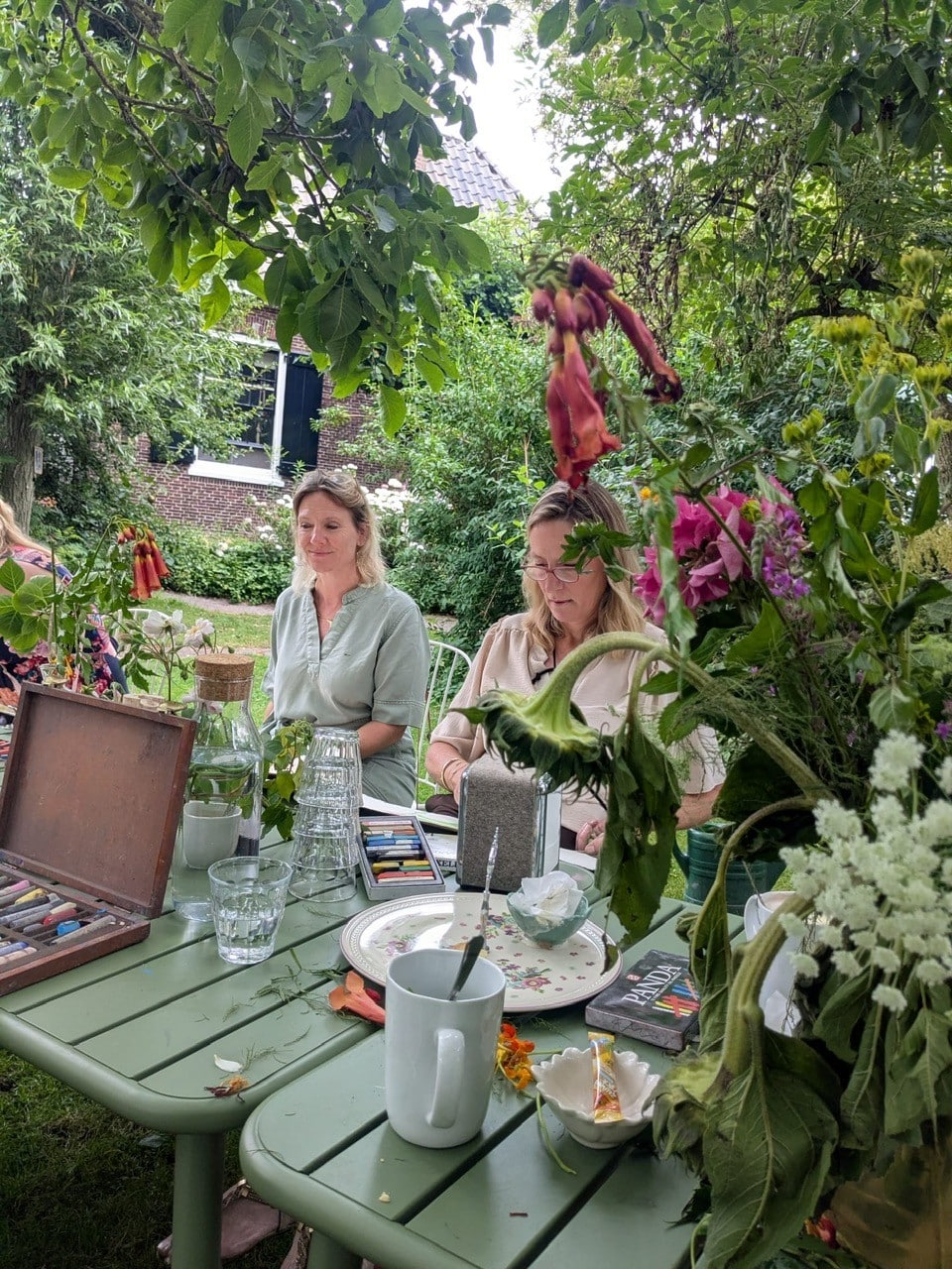 Cursus tekenen van kunstenaar Dorrit Klomp op 2 oktober in Hortus Alkmaar.